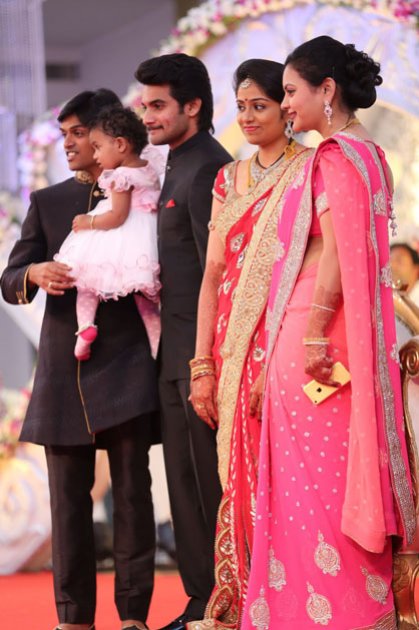 Hero-Aadi-Wedding-Reception-Photos